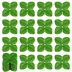 Зеленый лайм 1000шт. шелковый искусственный лист, для свадебного украшения дома, зеленый лайм, 59x61x0.1 мм