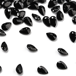 Шпинель Ограненные натуральные шпинельные кабошоны, назад назад, форма слезы, 3x2x1.5 мм