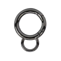Черный Цвет Металла Легкосплавные пружинные кольца, для изготовления пакетов, металлический черный , 5 датчик, 38x4.5 мм