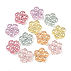 (52) Непрозрачная лаванда Непрозрачные кабошоны из смолы, цветок, разноцветные, 15.5x16x6 мм