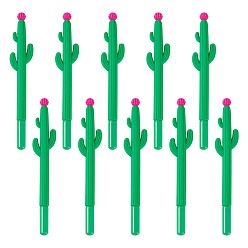 Зеленый лайм 10шт. резиновая гелевая ручка кактус, Офисные и школьные принадлежности, зеленый лайм, 155x27x10 мм