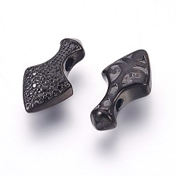 Metallgrau 316 chirurgische Edelstahlanhänger, arrow, Metallgrau, 15.5x7.9~8.2x5 mm, Bohrung: 1.9 mm