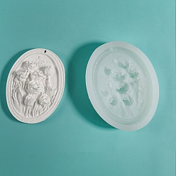 June Rose Силиконовые формы для подвесок в виде цветов своими руками, формы для литья смолы, для уф-смолы, изготовление изделий из эпоксидной смолы, июньская роза, 96x74x18 мм, отверстие : 3 мм