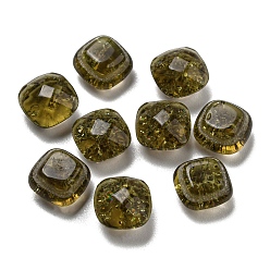 Дымчатый Кварц Кабошоны из натурального дымчатого кварца, квадратный, 9.5~10x9.5~10x6~6.5 мм