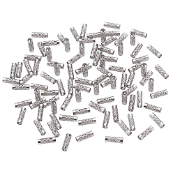 Stainless Steel Color 304 Stainless Steel Beads, Column, Stainless Steel Color, 12x4mm, Hole: 3mm, 100pcs/box