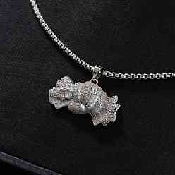 Серебро Милые мультяшные ожерелья с подвеской в виде конфет из латуни, полностью украшенные кристаллами и стразами, серебряные, 23.62 дюйм (60 см)