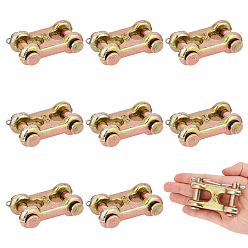 Oro Rosa 8Unidades de conector en H de acero aleado para cadenas de elevación, oro rosa, 75x46x26 mm