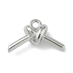 Нержавеющая Сталь Цвет 304 прелести нержавеющей стали, узел, цвет нержавеющей стали, 10.5x18x5.5 мм, отверстие : 1.8 мм