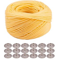 Platinum Candle Wick and Iron Candle Wick Base, Platinum, Candle Wick: 1.2mm, Base: 12.5x4mm, Hole: 2.5mm
