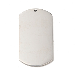 Word Pride 201 Stainless Steel Big Pendants, Oval Rectangle, Stainless Steel Color, Word, 50x28x2mm, Hole: 1.8mm