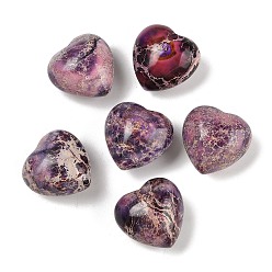 Сланцево-синий Окрашенный натуральный императорский яшмовый сердечный пальмовый камень, исцеляющий карманный тон для рейки балансировка энергии медитация подарок, синевато-серый, 19.5~20.5x20~20.5x13~14 мм