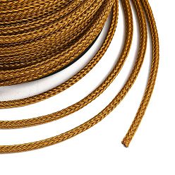 Темно-Золотистый 40m с нейлоновым покрытием 304 плетеные провода из нержавеющей стали, круглые, темные золотарник, 3 мм, 9 датчик, около 131.23 футов (40 м) / рулон