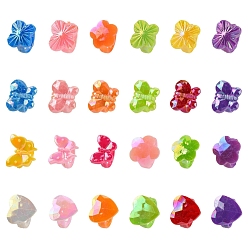 Gemischte Farbe Valentinstag Geschenke Kinder Acrylringe, AB Farbe, gemischten Stil, Gemischte Farbe, 14~15 mm
