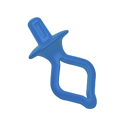 Васильковый Силиконовые зажимы для шпульки для швейных ниток, форма соска, васильковый, 4 см