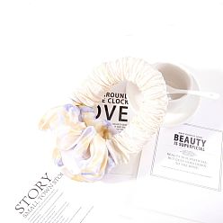 Кукурузный Шелк Бигуди для волос с резинкой для волос из мягкого шелка без тепла для женщин, ободок для завивки волос без нагрева, цвет колоса кукурузы, 180x150 мм