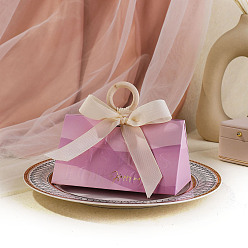 Кукурузный Шелк Коробки для упаковки подарков из бумаги и конфет в европейском стиле с лентой и деревянной ручкой, складные ящики для хранения на свадьбу, цвет колоса кукурузы, 75x127x75 мм