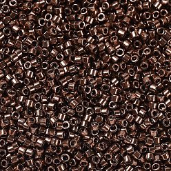 (DB0460) Galvanized Cinnamon Brown MIYUKI Delica Beads, Cylinder, Japanese Seed Beads, 11/0, (DB0460) Galvanized Cinnamon Brown, 1.3x1.6mm, Hole: 0.8mm, about 20000pcs/bag, 100g/bag