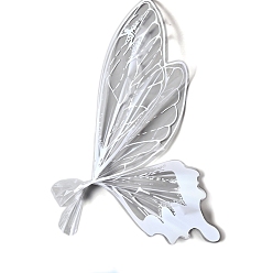 Белый Бумажные сумки для букетов бабочек, цветочная упаковка, подходит для украшения подарка, белые, 500x560 мм, 10 шт / комплект