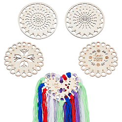 Цвет Древесины 5 органайзер для вышивальных ниток из хлопка-сырца, инструмент для хранения держателя ниток для вышивки крестиком, деревесиные, 1 шт / стиль