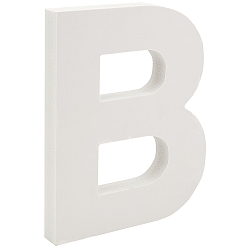 Letter B Деревянные буквы орнаменты, для diy craft, домашнего декора, letter.b, б: 150x119x15 мм