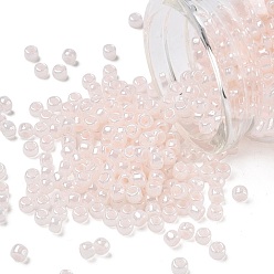 (145L) Ceylon Soft Pink Тохо 6/0 круглые бусины, японский бисер, (145 l) цейлонский нежно-розовый, 4 мм, отверстие : 1.5 мм, Около 840 шт / 50 г