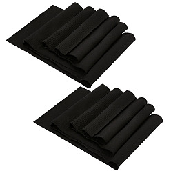 Черный Хлопковая фабрика, для аксессуаров для одежды, чёрные, 1140x200x1 мм