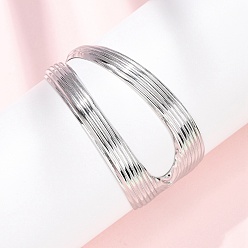 Нержавеющая Сталь Цвет 304 женские браслеты-манжеты из нержавеющей стали, цвет нержавеющей стали, 1-1/4 дюйм (3.05 см), внутренний диаметр: 2 дюйм (5.1 см)