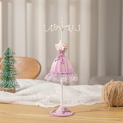 Violet Metal with Resin Earring Rack, Earrings Display Stand, Dress, Violet, 25x9.5cm