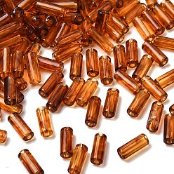 Шоколадный Непрозрачные акриловые бусины, имитирующие драгоценные камни, колонка, цвет шоколада, 13x5 мм, отверстие : 1.8 мм, Около 1953 шт / 500 г