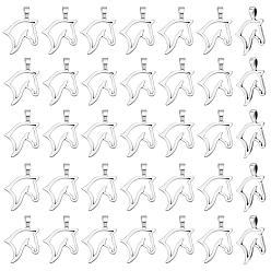 Античное Серебро 100 подвески из цинкового сплава в тибетском стиле, лошадь, античное серебро, 28x21x2 мм, отверстие : 5x3 мм