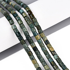 Другие Нефриты Нити бусин из натурального нефрита шушан, колонка, 4~4.5x4.5~5 мм, отверстие : 1 мм, около 88~91 шт / нитка, 15.16~15.35'' (38.5~39 см)