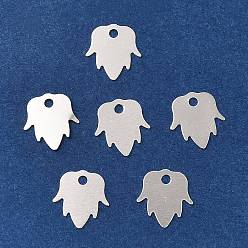 Hamsa Hand Латунь прелести, без кадмия и без свинца, хамса рука, 7.5x7x0.2 мм, отверстие : 1 мм