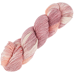 Colorful Cashmere Segment Dyed Yarn, for Weaving, Knitting & Crochet, Colorful, 1.8mm, about 270m/roll