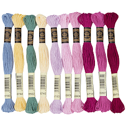 Mixed Color Cotton Embroidery Floss, Cross Stitch Threads, Mixed Color, 1mm