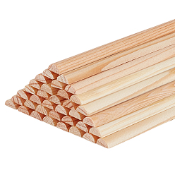 Кукурузный Шелк 50шт. деревянные палочки для поделок, половина колонки, цвет колоса кукурузы, 100x6x3 мм