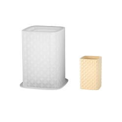 Rectangle Пищевые силиконовые формы для ваз своими руками, формы для литья смолы, прямоугольные, 85x85x108 мм