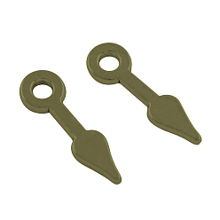 Antique Bronze Tibetan Style Alloy Pendants, Cadmium Free & Lead Free, Pointer, Antique Bronze, 16x5x1.5mm, Hole: 2mm, about 2231pcs/1000g