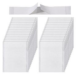 Белый 360шт. самоклеящаяся двусторонняя лента для одежды и тела домашних животных, клейкие наклейки, противоскользящая лента для тела, прямоугольные, белые, 108x85x0.3 мм, наклейка: 85x18 мм