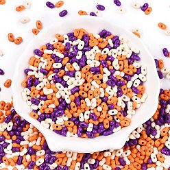 (52) Непрозрачная лаванда Непрозрачные акриловые бусины, арахис, разноцветные, 6.5x4x3 мм, отверстие : 1.5 мм, Около 9998 шт / 500 г