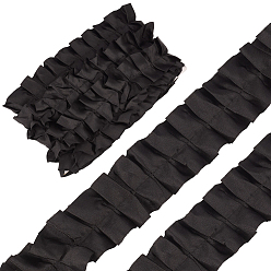 Черный 2 рулоны полиэстеровой подарочной упаковочной бумаги, для цветов корзина букет фрукты еда крафт, чёрные, 50 мм