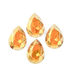 Солнечный Свет Имитация австрийского хрусталя горный хрусталь, класс А, задние и задние, слеза, солнечный свет, 18x13x6.5 мм