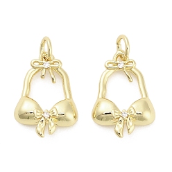 Настоящее золото 18K Латунные микро проложить кубического циркония подвески, бикини, долговечный, стойки покрытие, без свинца и без кадмия, ионное покрытие (ip), с целью перехода в кольце, реальный 18 k позолоченный, 17.5x12x4 мм