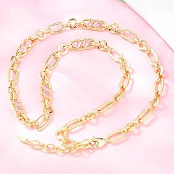 Pink 7 мм латунная цепочка с фиаро и инкрустацией кубическим цирконием, без кадмия и без свинца, стойки покрытие, долговечный, реальный 18 k позолоченный, розовые, 18.11 дюйм (46 см)