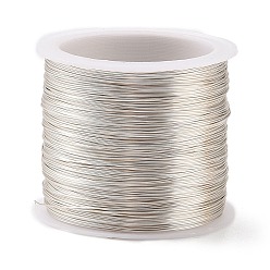 Серебро Медный провод, долговечный, серебряные, 26 датчик, 0.4 мм, 80 м / рулон