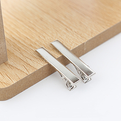 Платина Железные заколки для волос , аксессуары для волос для девочек женщин, платина, 55 мм