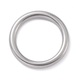 Color de Acero Inoxidable 304 anillos de unión de acero inoxidable que no se deslustran, anillo, color acero inoxidable, 33x4 mm, diámetro interior: 25 mm