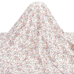 Pink Хлопчатобумажная ткань с цветочным узором, аксессуары, розовые, 1450~1500x0.6 мм