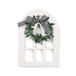 Christmas Wreath Украшения из дерева, украшения для дома, Рождественский венок, 150x100 мм