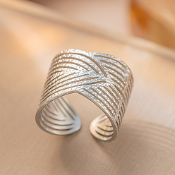 Другие 304 из нержавеющей стали манжеты кольца, цвет нержавеющей стали, размер США 4 1/4(15мм)~20мм