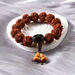 Rhinoceros Бодхи Кинг Конг браслеты из бисера и резинки, Горлянка, 3/4x1-1/8 дюйм (1.95x2.7 см), внутренний диаметр: 2-5/8 дюйм (6.8 см)